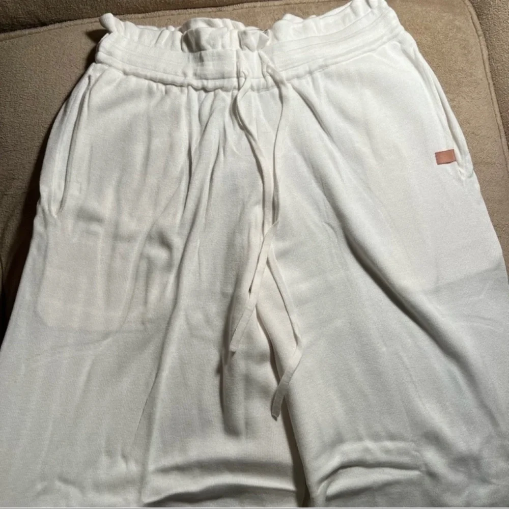 NWT Lunya Cozy cotton silk relaxed ankle pant sincere white size XS S - Picture 6 of 6